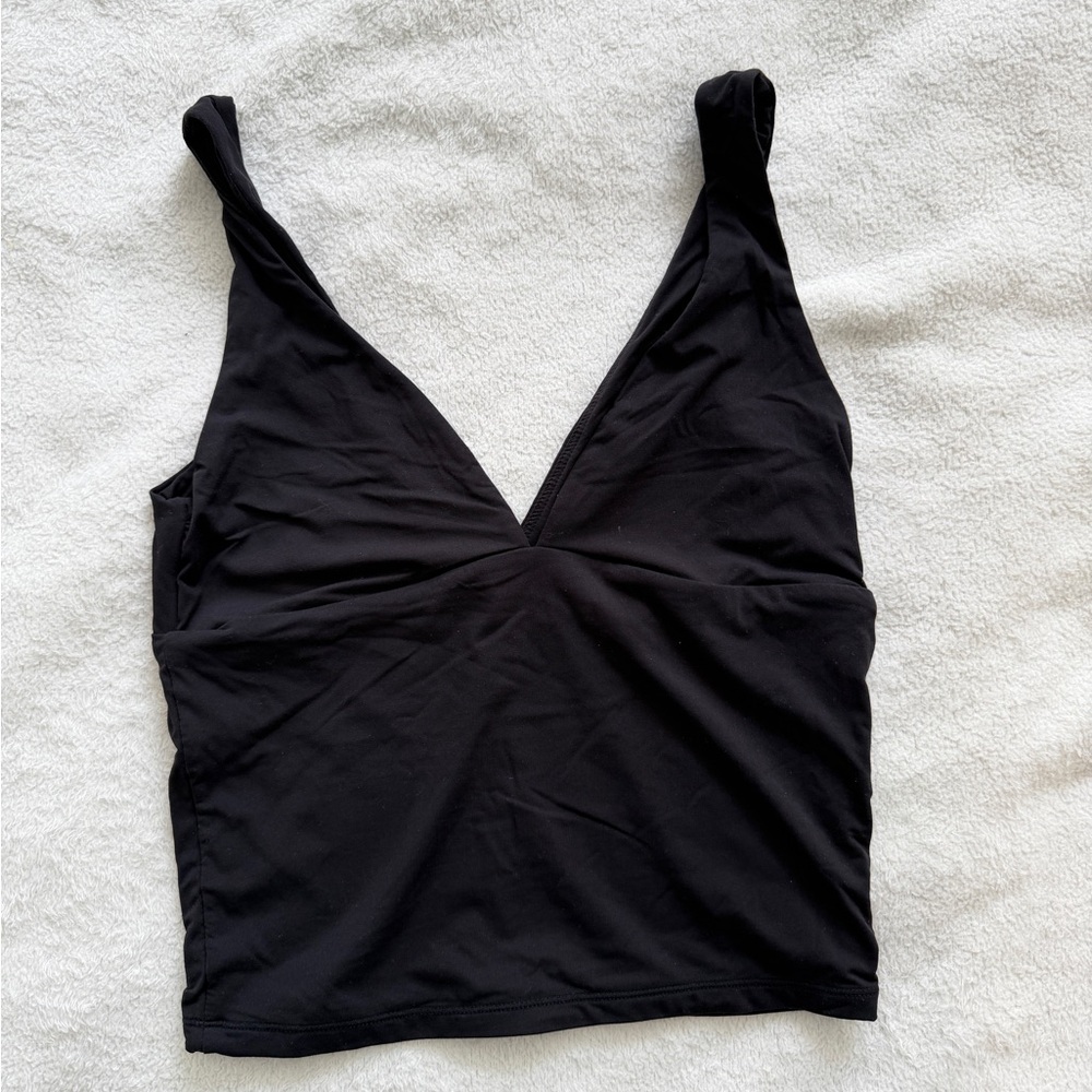 Women’s Black V-Neck Tank Top